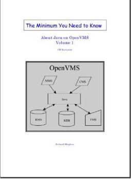 Paperback The Minimum You Need to Know about Java on OpenVMS Book