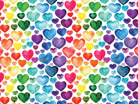 Misc. Supplies Rainbow Hearts 500-Piece Puzzle Book