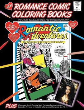 Paperback Romance Comic Coloring Book #7 Book