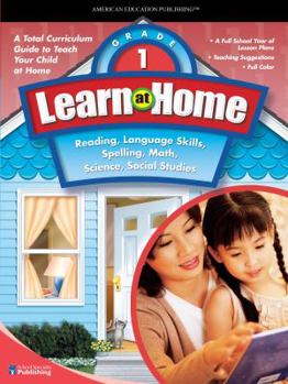 Paperback Learn at Home, Grade 1 Book