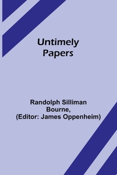 Paperback Untimely papers Book