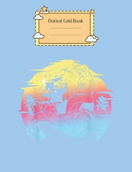 Dotted Grid Book: Disney Peter Pan Neon Gradient Mermaid Silhouette Portrait Peter Pan Theme Dotted Grid Notebook for Girls Teens Kids Journal for ... 110 Pages of 8.5x11 The Diary and Journals