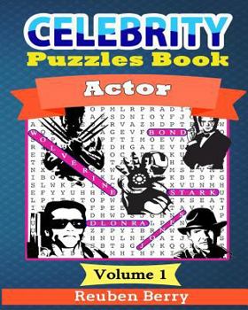 Paperback Celebrity Puzzles Book: Actor Word Searches, Cryptograms, Alphabet Soups, Dittos, Piece by Piece Puzzles All You Want to Challenge to Keep You Book