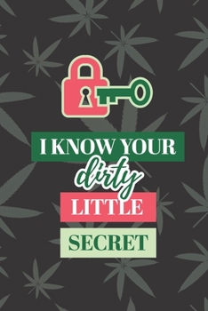 Paperback I Know Your Dirty Little Secret: Cool Weed Design Manager to Protect Usernames and Passwords for Internet Websites and Services With Tabs Book