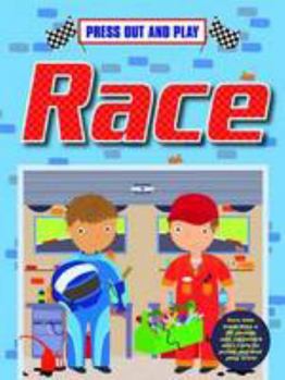 Paperback Race: Press out and Play Book