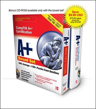 Paperback CompTIA A+ Certification Boxed Set: Exams 220-701 & 220-702 [With 3 CDROMs] Book