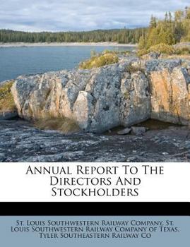 Paperback Annual Report to the Directors and Stockholders Book