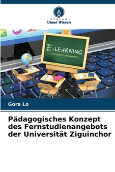 Paperback Pädagogisches Konzept des Fernstudienangebots der Universität Ziguinchor [German] Book