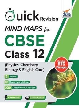 Paperback Quick Revision MINDMAPS for CBSE Class 12 Physics Chemistry Biology & English Core Book