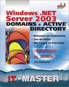 Paperback Windows .Net Server 2003 Domains & Active Directory Book