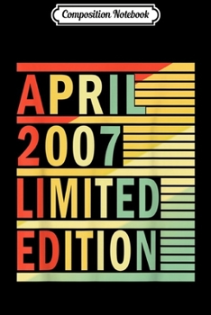 Composition Notebook: 12th Birthday Gift April 2007 12 Years Old  Journal/Notebook Blank Lined Ruled 6x9 100 Pages