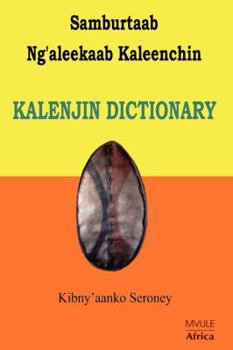 Paperback Samburtaab Ng'aleekaab Kaleenchin. Kalenjin Dictionary Book