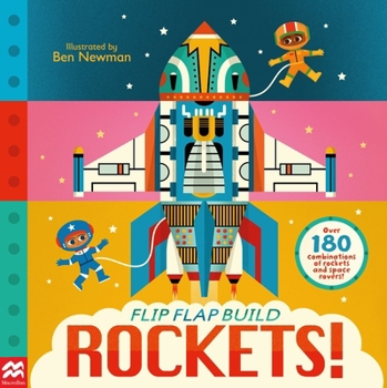 Board book Flip, Flap, Build: Rockets Book