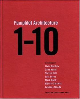 Pamphlet Architecture 1-10 (Pamphlet Architecture) - Book  of the Pamphlet Architecture