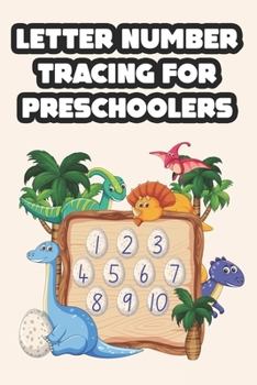 Paperback Letter Number Tracing For Preschoolers: Penmanship Training For Children, Alphabets, Numbers, And Words Tracing For Preschoolers Book