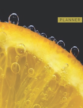 Planner: Orange 2 Year Monthly Planner with Note Pages (24 Months) | Fresh Fruit | Jan 2020 - Dec 2021 | Month Planning | Appointment Calendar Schedule | Plan Each Day, Set Goals & Get Stuff Done