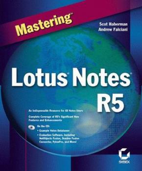 Paperback Mastering Lotus Notes R5 [With CDROM That Includes a Wide Range of Tools...] Book