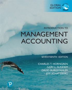 Paperback Introduction to Management Accounting, Global Edition Book