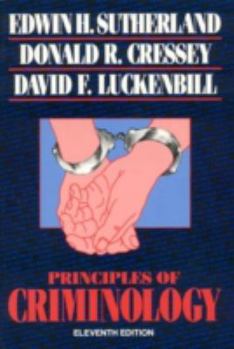 Hardcover Principles of Criminology Book