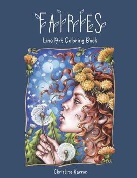 Paperback Fairies Line Art Coloring Book