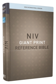 Hardcover NIV, Reference Bible, Giant Print, Hardcover, Red Letter Edition, Comfort Print [Large Print] Book