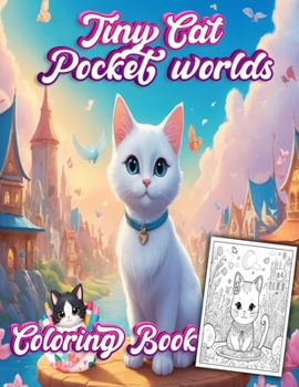 Paperback Tiny Cats Pocket World coloring book: Cats lover in The Magical Pocket World Book