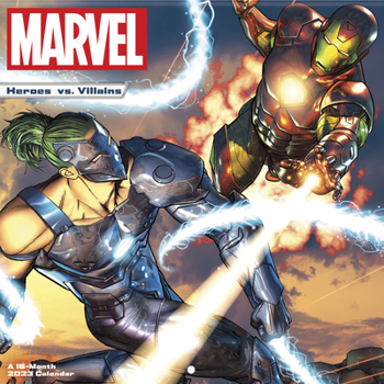 Calendar Marvel Heroes Vs Villains Wall Book
