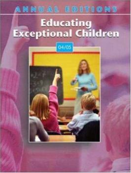 Paperback Annual Editions: Educating Exceptional Children 04/05 Book