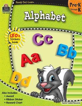 Paperback Ready-Set-Learn: Alphabet Prek-K Book