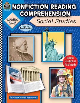 Paperback Nonfiction Reading Comprehension: Social Studies, Grades 2-3 Book