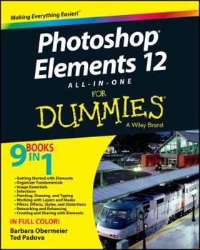 Paperback Photoshop Elements 12 All-In-One for Dummies Book