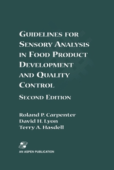 Paperback Guidelines for Sensory Analysis in Food Product Development and Quality Control Book