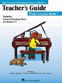 Paperback Hal Leonard Teachers Guide Piano Lessons Book 1 Hl Student Piano Library Educational Piano International Edition Book
