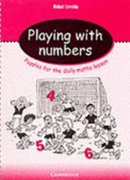 Spiral-bound Playing with Numbers Teacher's Book: Puzzles for the Daily Maths Lesson Book