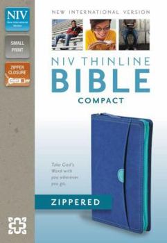 Imitation Leather Thinline Bible-NIV-Compact Zipper Closure Book