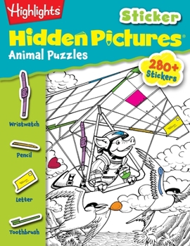 Highlights? Sticker Hidden Pictures® Animal Puzzles