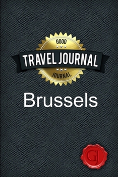 Paperback Travel Journal Brussels Book