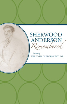 Hardcover Sherwood Anderson Remembered Book