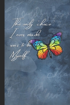 Rainbow Butterfly Notebook: Blank Composition Notebook To Record Your Thoughts  and Journal Your Adventures