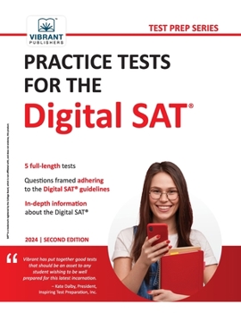 Paperback Practice Tests for the Digital SAT Book