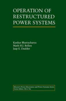 Paperback Operation of Restructured Power Systems Book