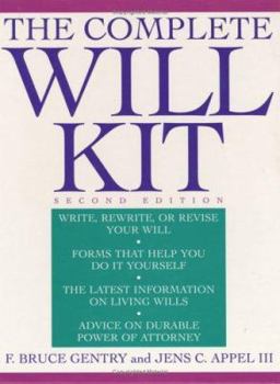 Paperback The Complete Will Kit Book