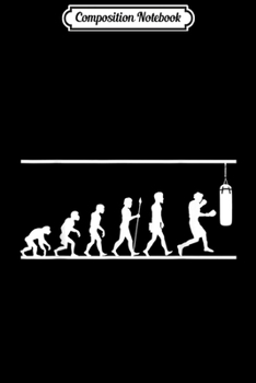 Composition Notebook: Boxing Evolution Fun Comical Sport Gift Journal/Notebook Blank Lined Ruled 6x9 100 Pages