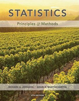 Hardcover Statistics: Principles and Methods Book