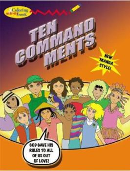 Paperback Ten Commandment Color Bk (5pk) Book
