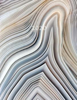 Paperback 2020: Large Weekly and Monthly Planner with Marble Cover (Volume 1) Book