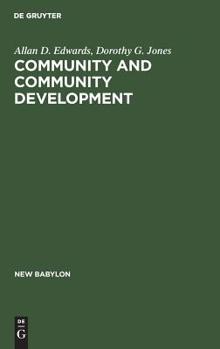 Hardcover Community and Community Development Book