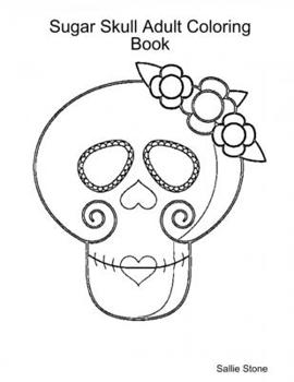 Paperback Sugar Skull Adult Coloring Book