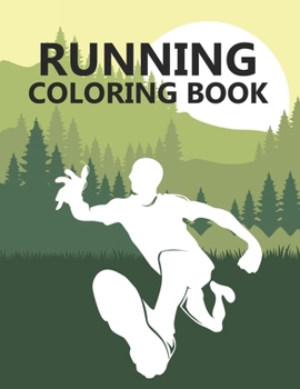 Paperback Running Coloring Book