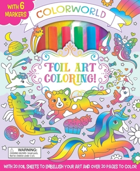 Paperback Colorworld: Foil Art Coloring! Book